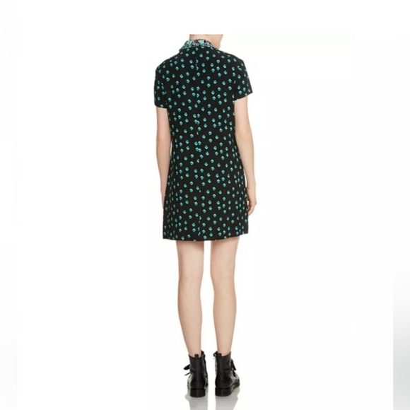 Maje Romani Mixed Print Mini Dress Dark Floral Small - Picture 7 of 10